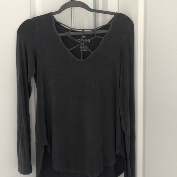 S Grey American Eagle Soft&Sexy T-shirt - Picture 1 of 4